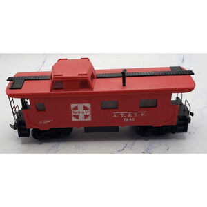 Vintage Railroad Train Red Caboose Santa Fe #7240 HO Scale AT&SF Railway